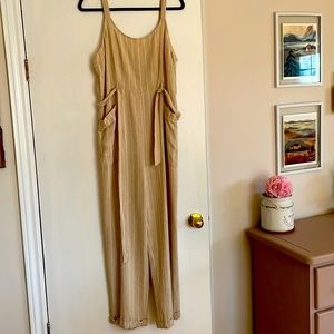 American Eagle pinstripe jumpsuit